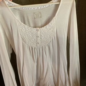 Decree long sleeve white shirt